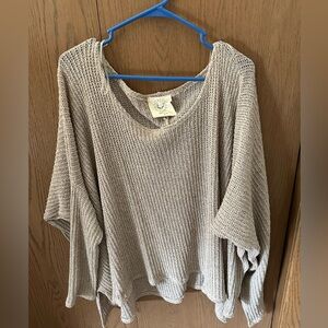 Oversized knitted boutique sweater
